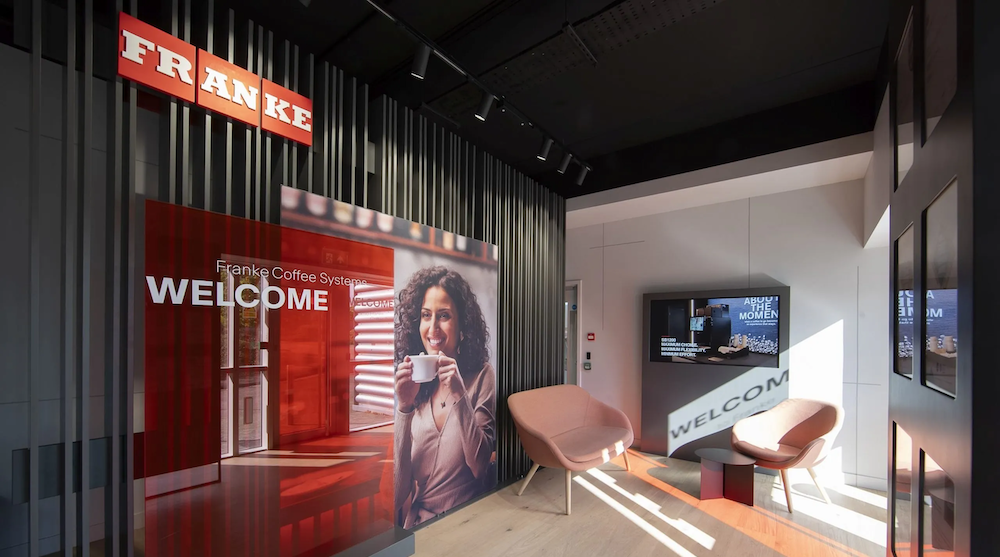 A new showroom for Franke Coffee Systems at its UK headquarters in St Abans